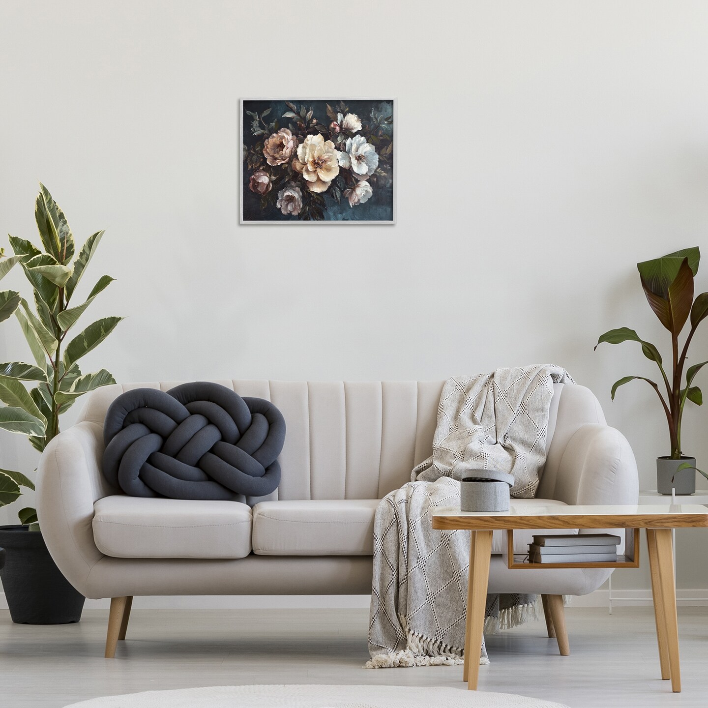 Stupell Industries Bold Vintage Blooms Framed Giclee Wall Art Design by Petal Prints Design