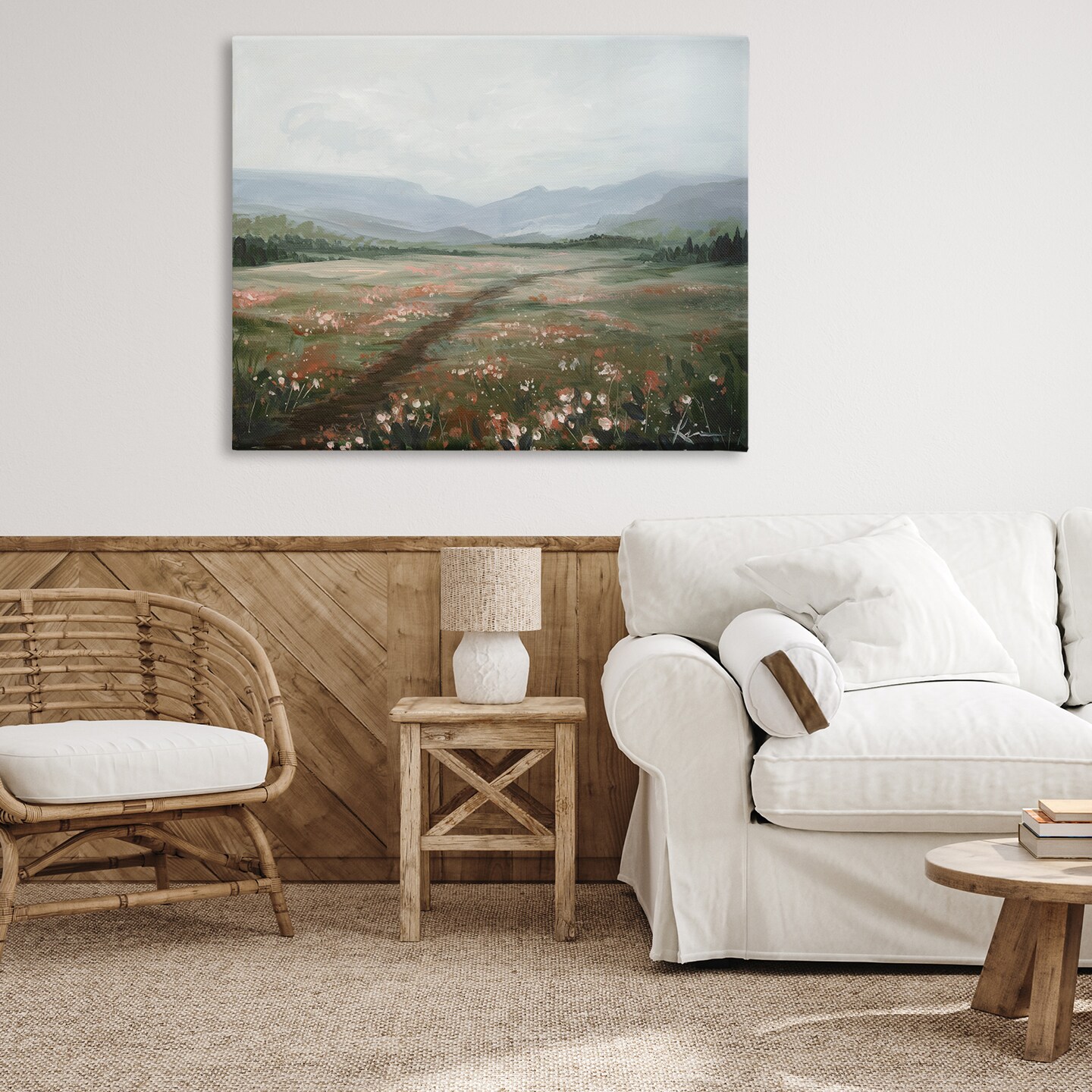 Stupell Industries Path Through Rolling Meadow Canvas Wall Art Design by Lindsay Kivi Fine Art