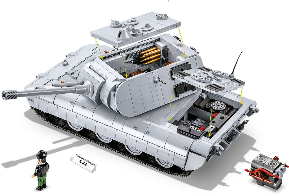 COBI Historical Collection: World War II Panzerkampfwagen E-100 Tank