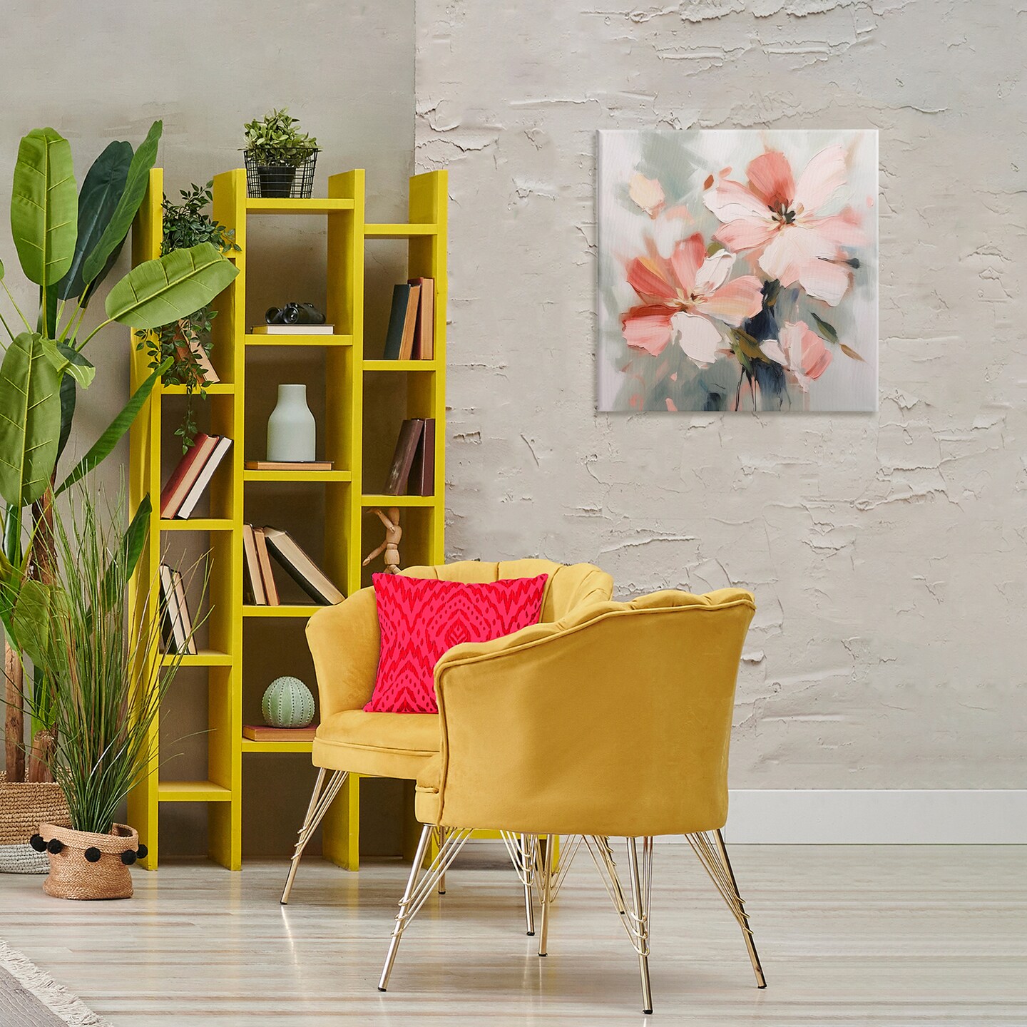 Stupell Industries Charming Pink Blossoms Canvas Wall Art Design by Irena Orlov