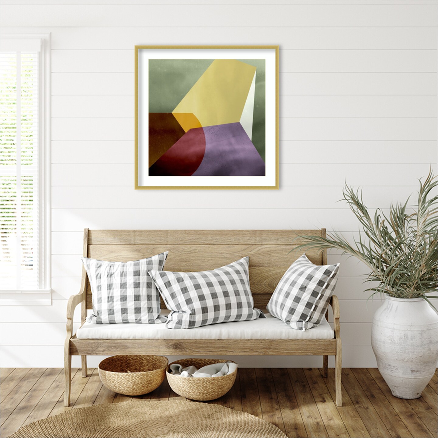 Essentially Minimal VI by Sisa Jasper Wood Framed Wall Art Print