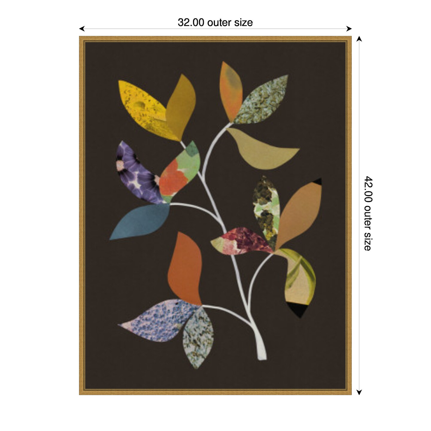 Blooming Branches by Alisa Galitsyna Framed Canvas Wall Art