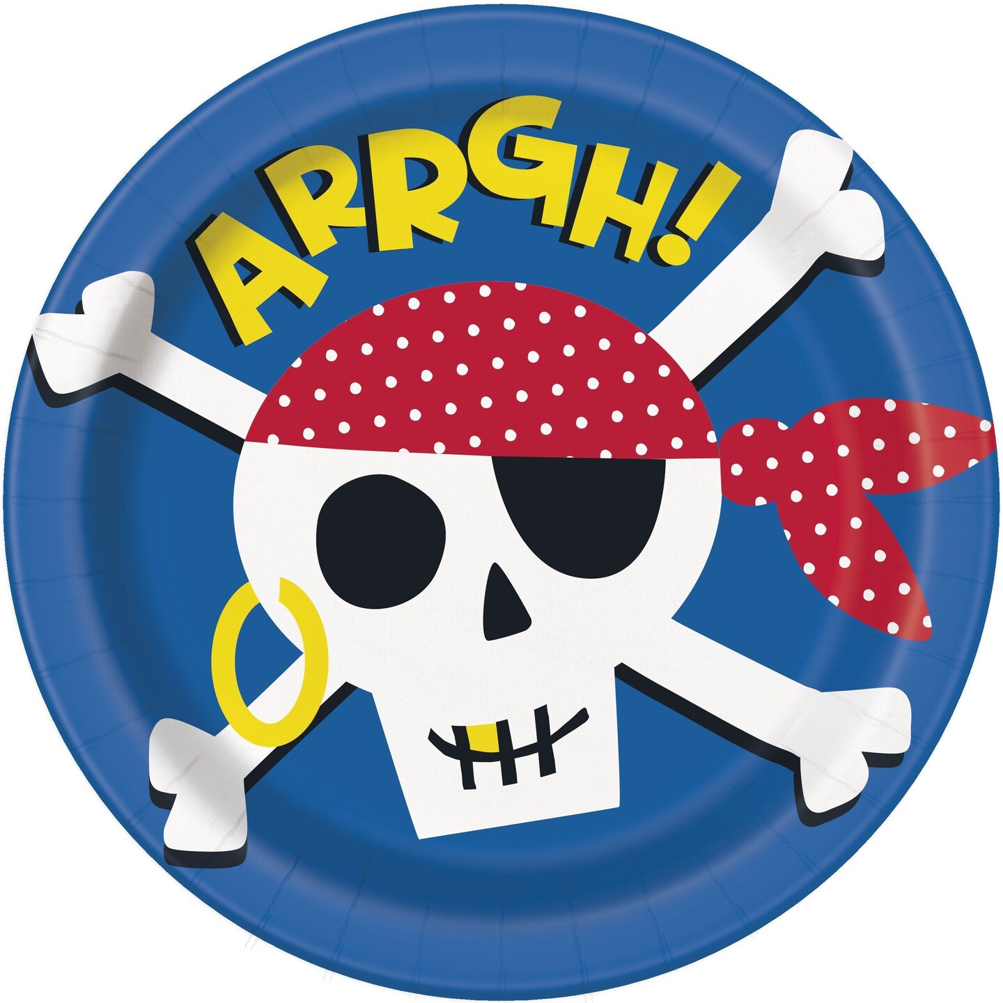 Ahoy Pirate Round 9&#x22; Dinner Plates - 8ct