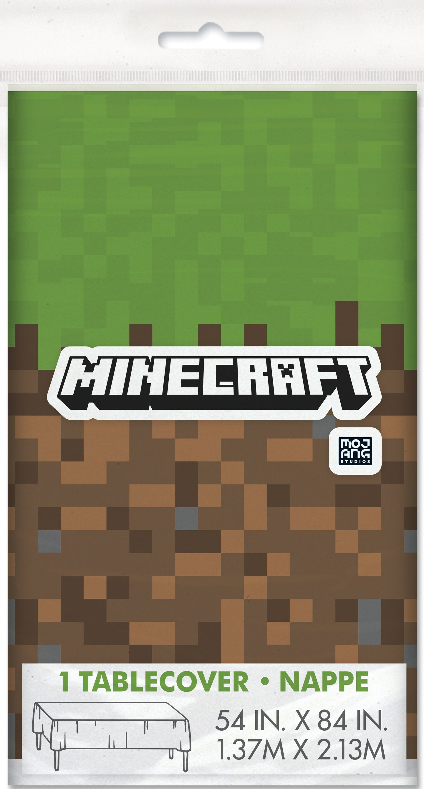Minecraft 54&#x22; x 84&#x22; Plastic Table Cover