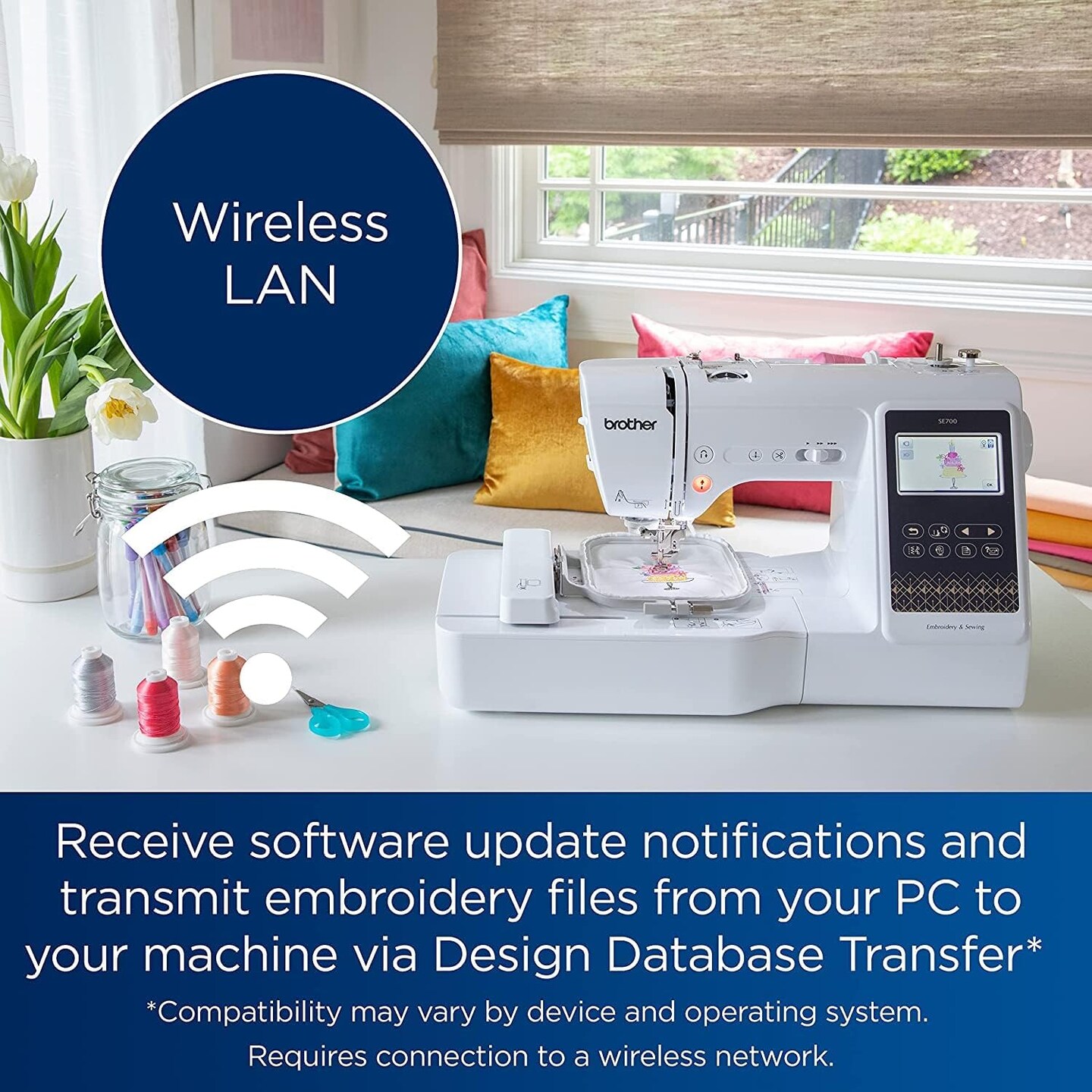 Brother SE700 Embroidery & Sewing Machine with Starter Bundle