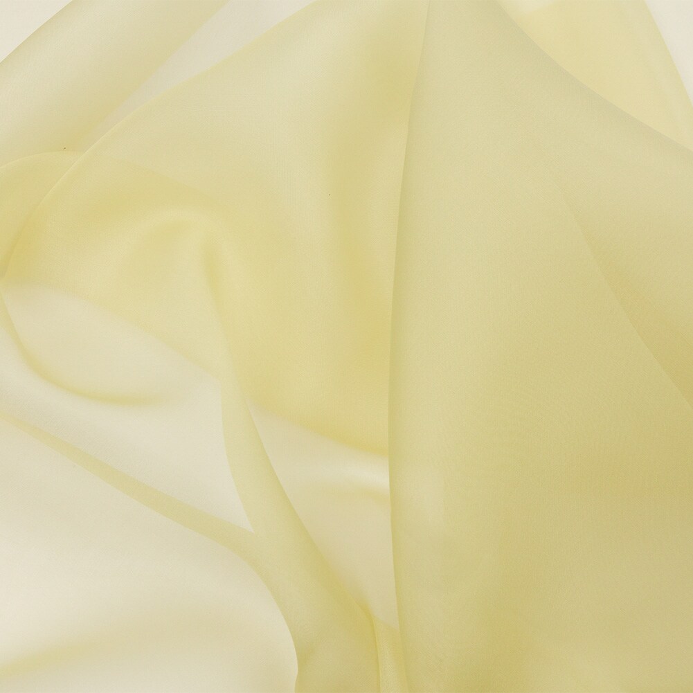 1 Yard Linden Green Silk Organza for Evening Gown Special Occasion Outfit 44 Inch Width