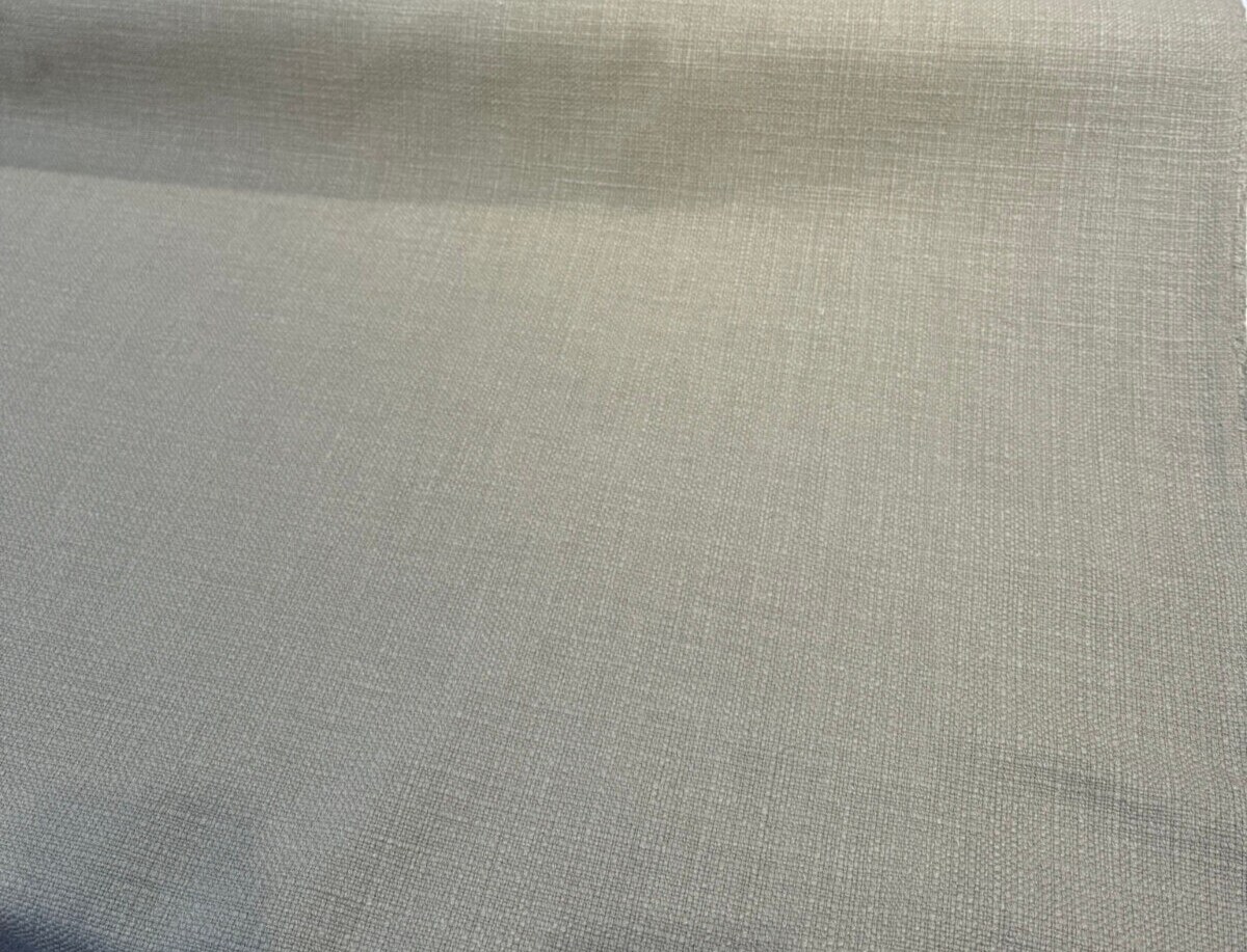 1 Yard Stonebrook Pewter Slub Linen Cotton Fabric for Upholstery and Drapery 54 Inches Wide