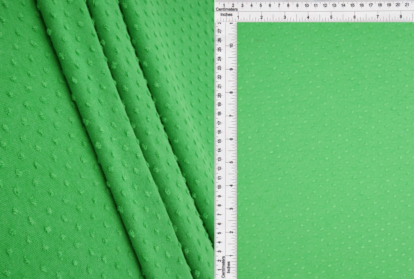 Knit Jacquard Swiss Dot Fabric 1 Yard Stretch Textured Lightweight 58/60&#x22; Wide