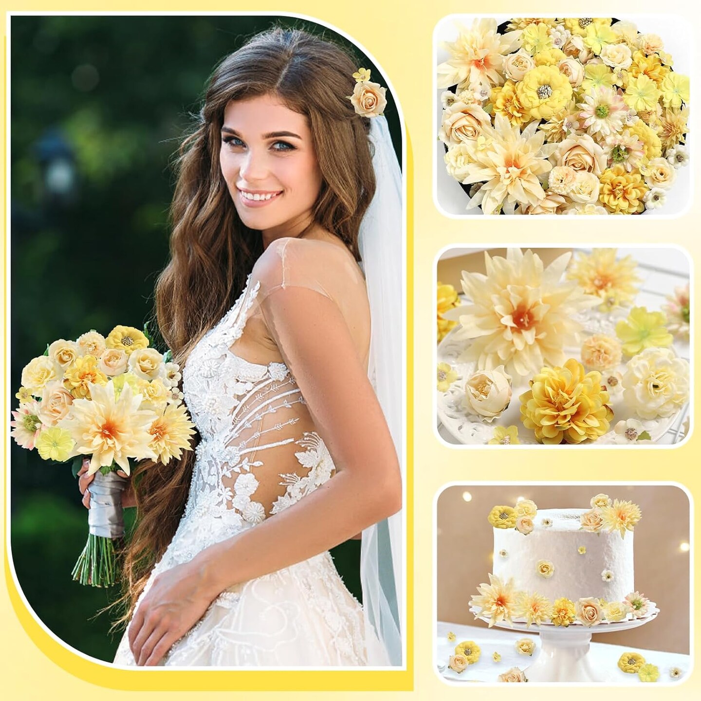 Artificial Silk Flower Floral Arrangement