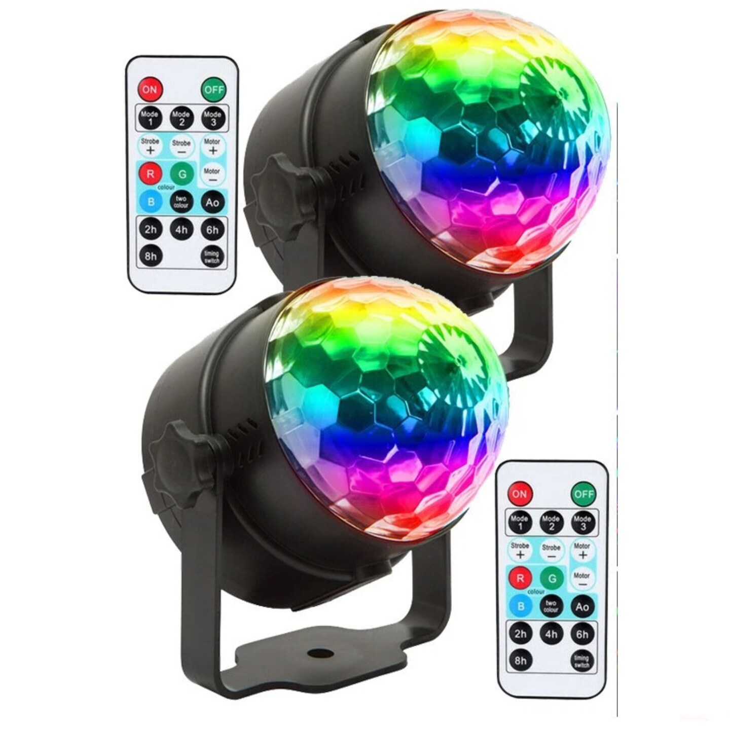 RGB Disco Ball Light Stage Strobe Effect Magic Ball Voice Controlled Light