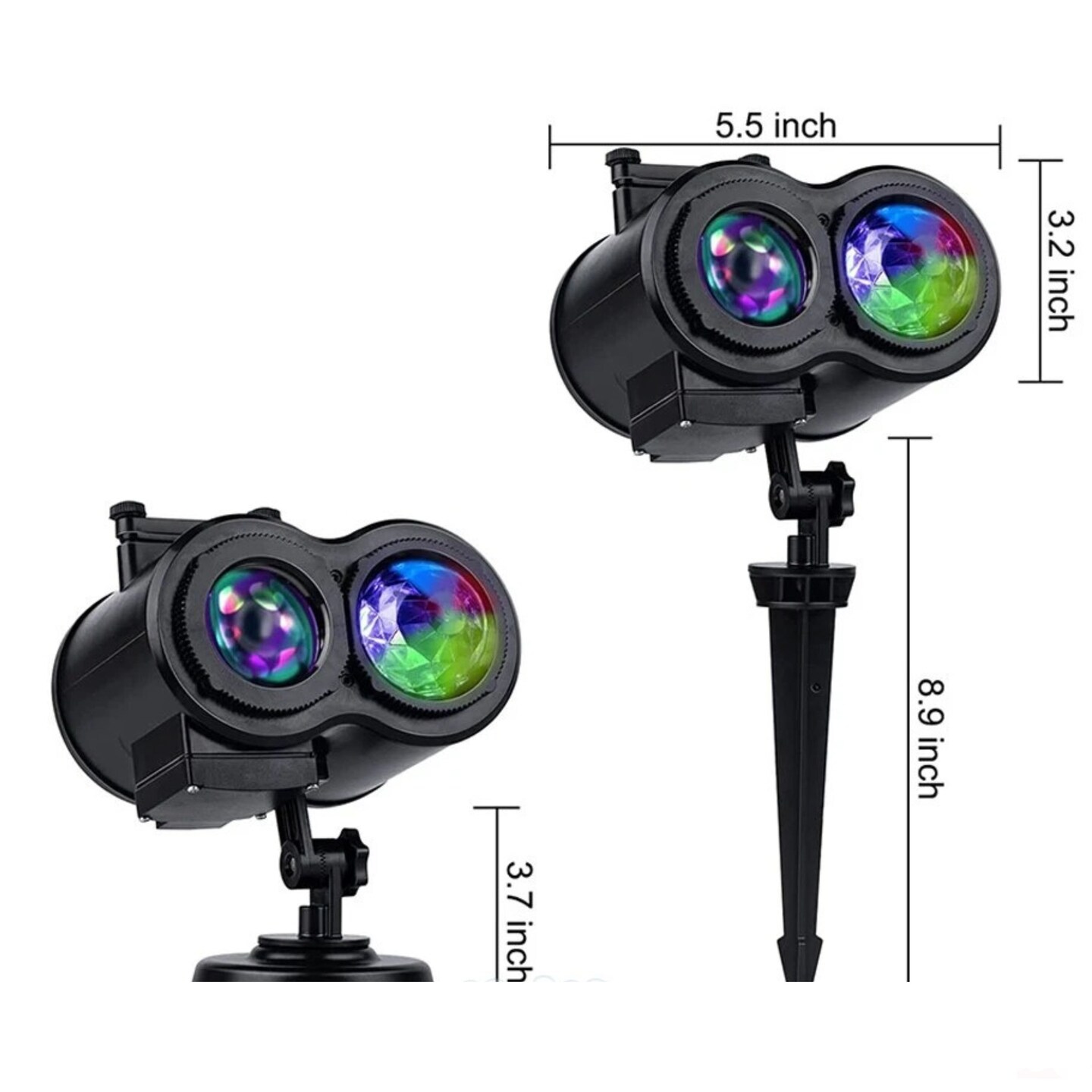 Christmas 26 Pattern HD Projector Laser Light Snow Landscape Decor Lamp