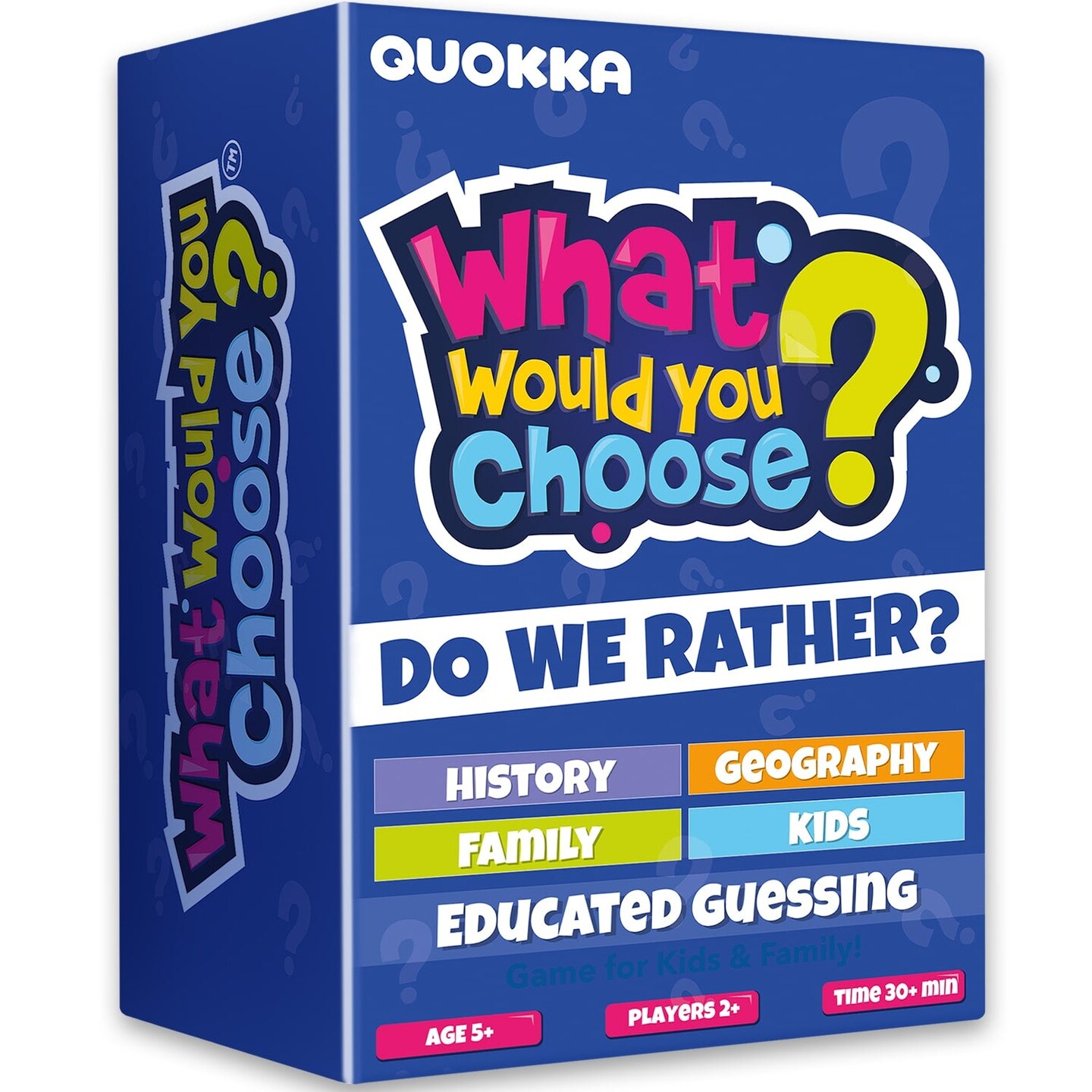 4 Set Trivia Card Game What Would You Choose for Kids