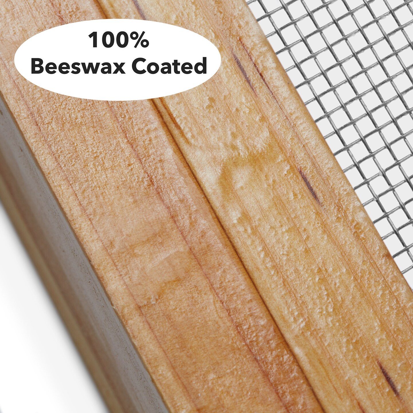 Honey Keeper Beehive Screened Bottom Board Dipped in 100% Beeswax for Langstroth Beekeeping