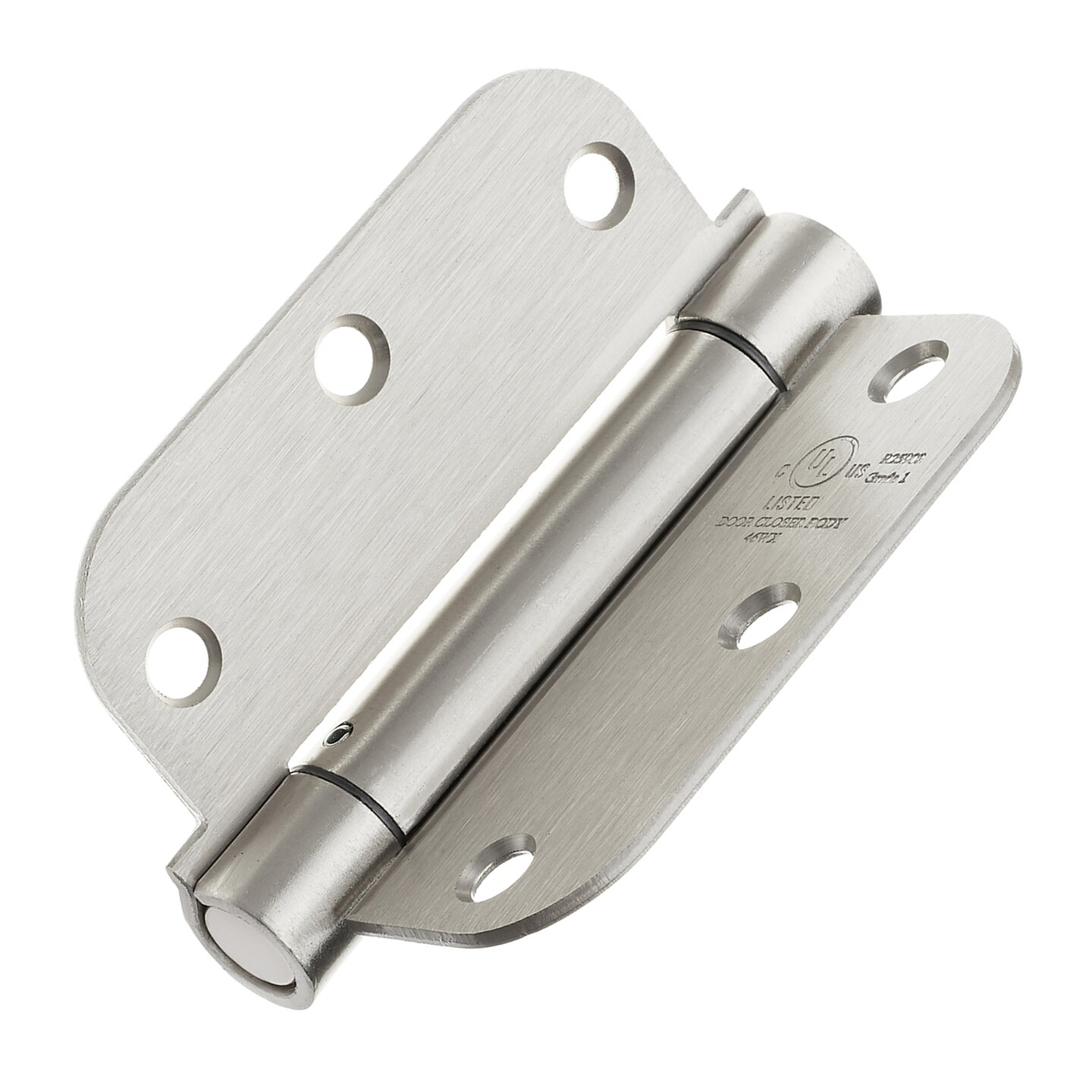Cauldham (2 Pack) Heavy-Duty 3-1/2" Self-closing Spring Door Hinge with 5/8" Radius Corners, UL Listed