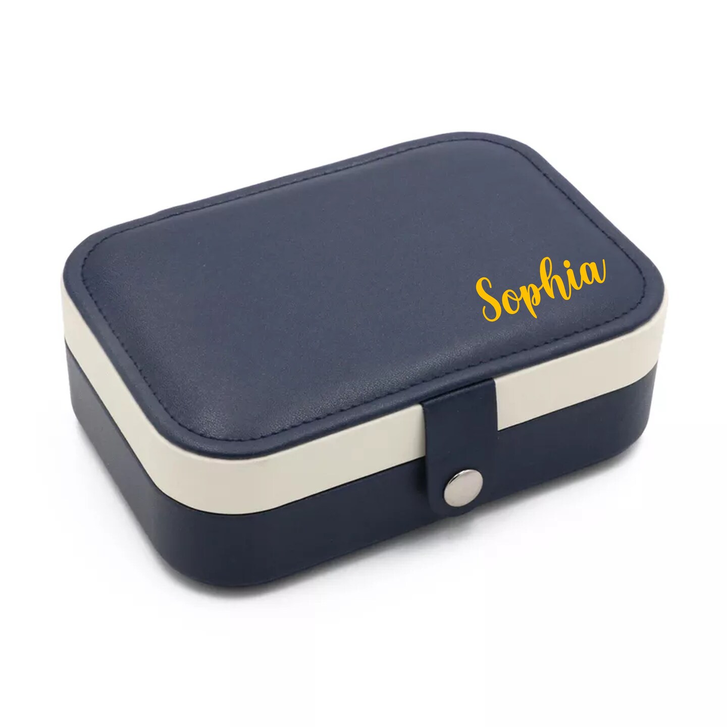 Personalized Jewelry Boxes For PU Leather Travel Jewellery