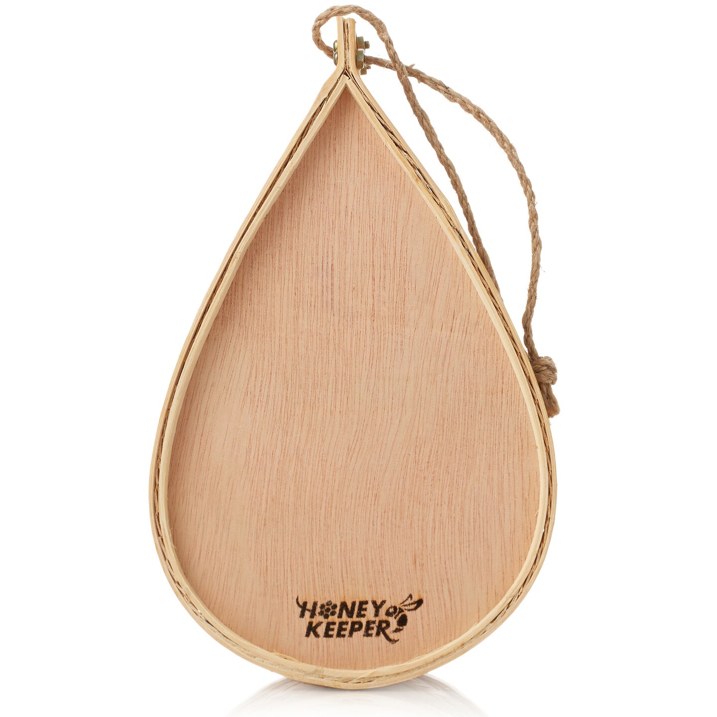 Honey Keeper Mason Bee House, Natural Bamboo Teardrop Bee Hive