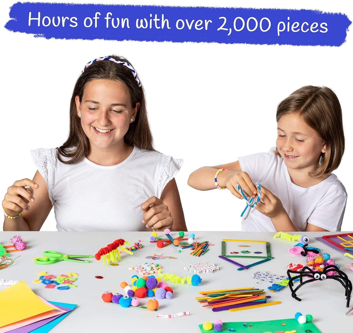 Jumbo Arts & Crafts Kit Box (Craft Box) 9.88 x 7.24 x 5.31 inches