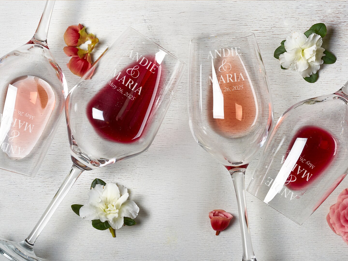 12oz stemless wine glasses personalized Custom Quote Stemless Wine Glass -Set of 2