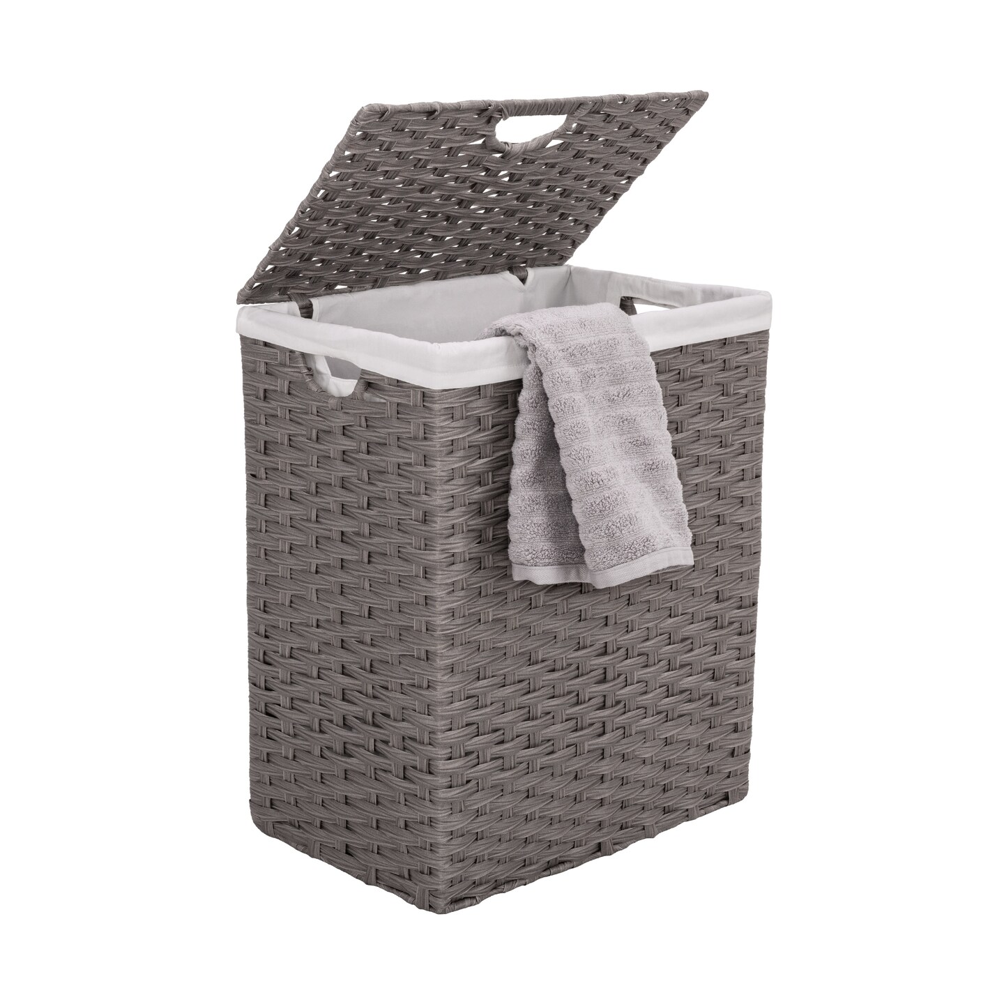 Seville Classics Handwoven Laundry Hamper
