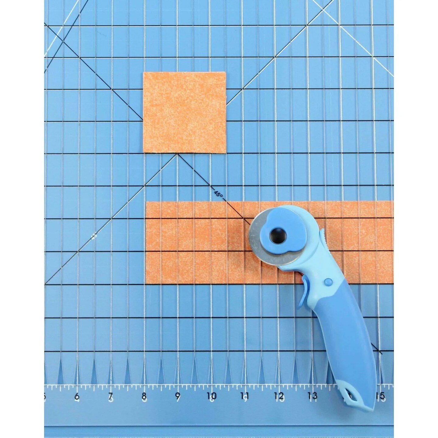 June Tailor Shape Cut™ Plus Ruler – 12" x 18" Quilting Ruler for Cutting Fabric Strips, Squares, Triangles, Hexagons, Bias & Fringe