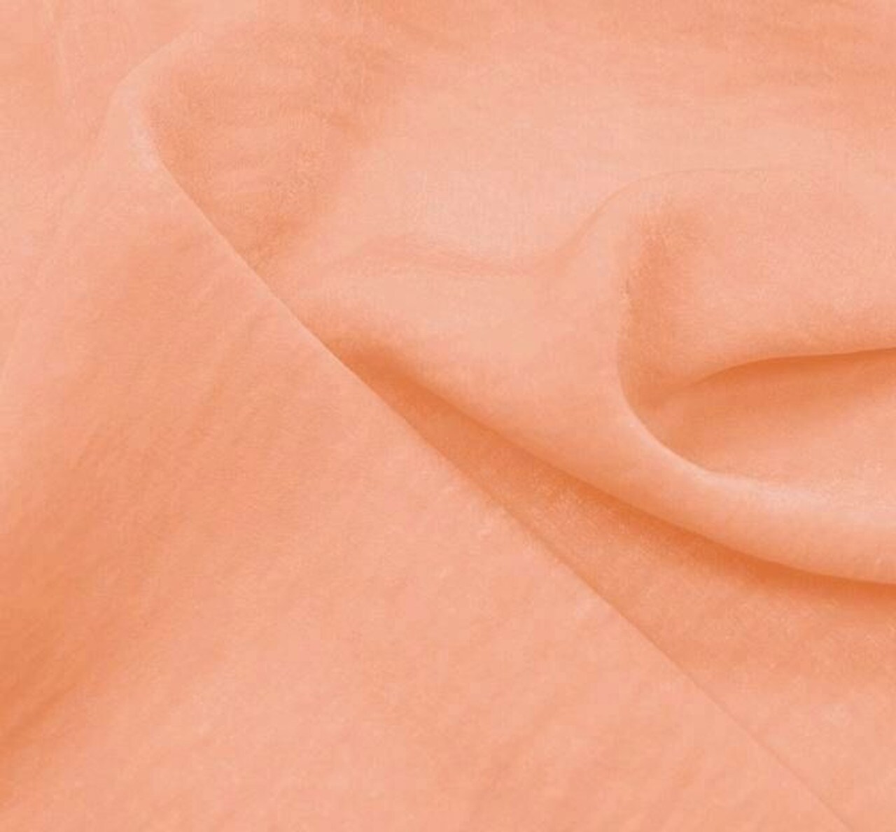 1 Yard Washed Satin Fabric Blush Soft Polyester Shiny Apparel Material for Dresses 58/60 Inches Width