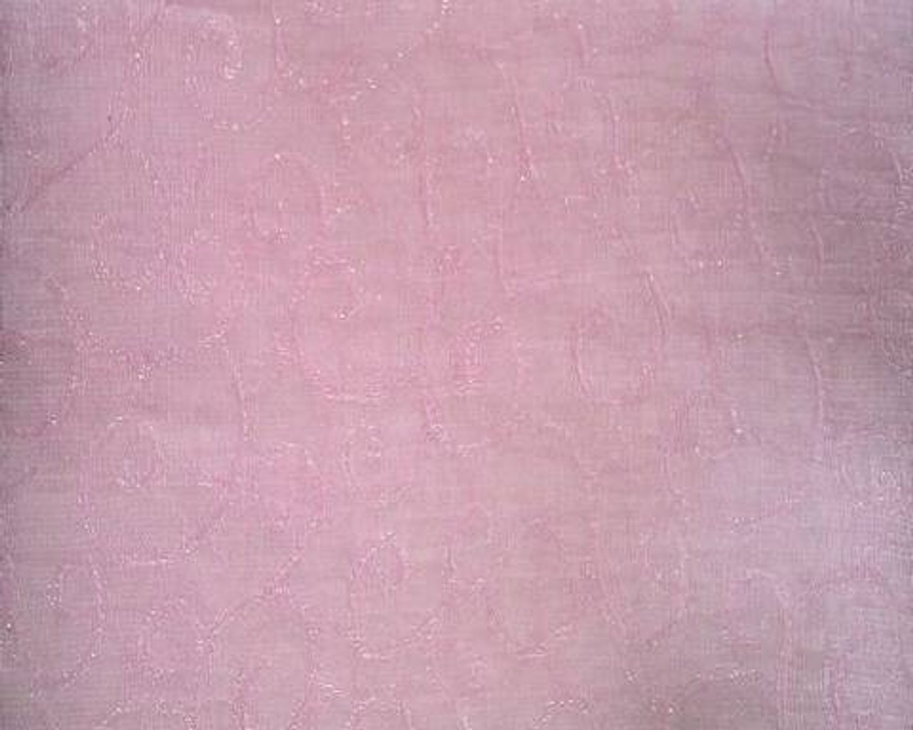 1 Yard Pink Swirl Jacquard Organza Apparel Fabric Lightweight Sheer, 57/58&#x22; Wide