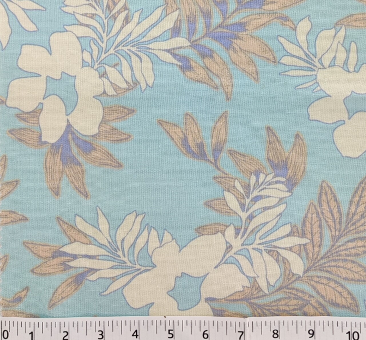1 Yard Rayon Linen Blue Glow Apparel Fabric 51/53 Inch Width For Clothing