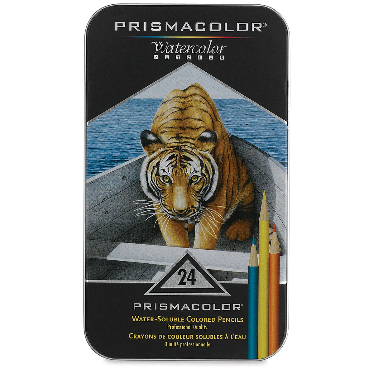 Prismacolor Watercolor Pencil Set - Assorted Colors, Set of 24