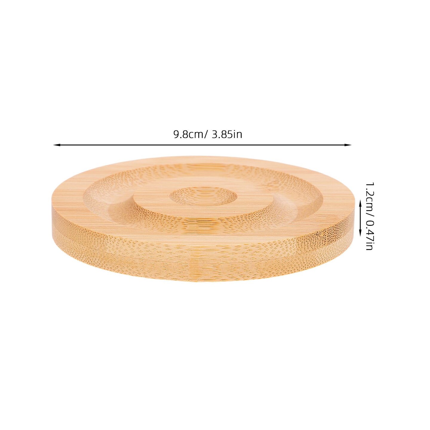 Round Wood Bracelet Display Holder Wooden Bracelet Design Board Flat Bead Board for Jewelry Making