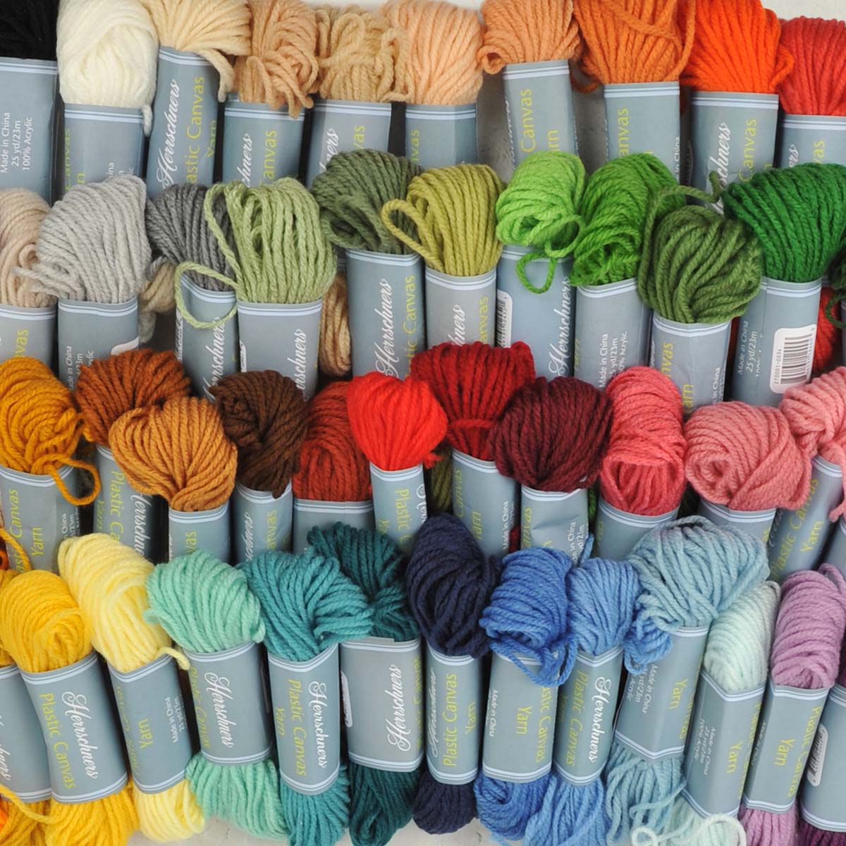 Herrschners Complete Collection of 25yd Hanks Plastic Canvas Yarn