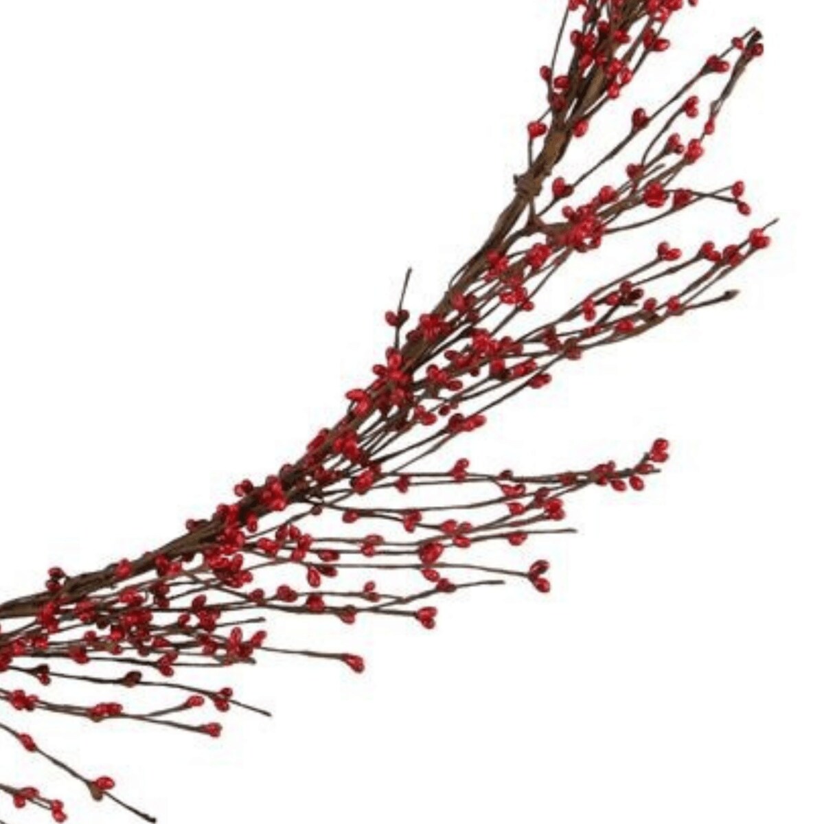 5&#x27; Red Pip Berry Wired Garland