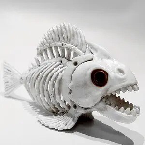 Realistic Skeleton Fish Decoration Ornament