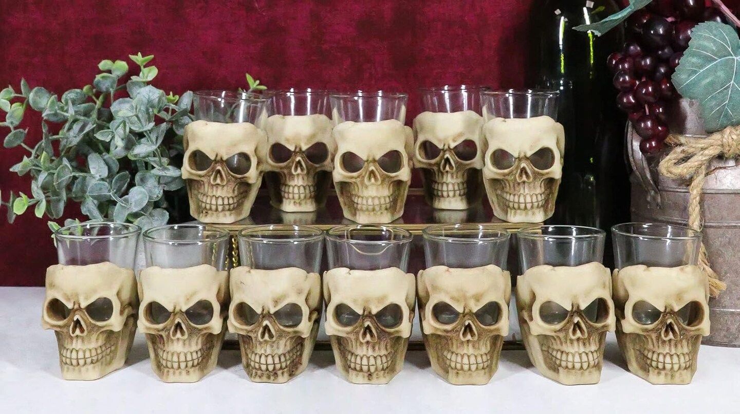 Skull Shot Glass 3.5 In
