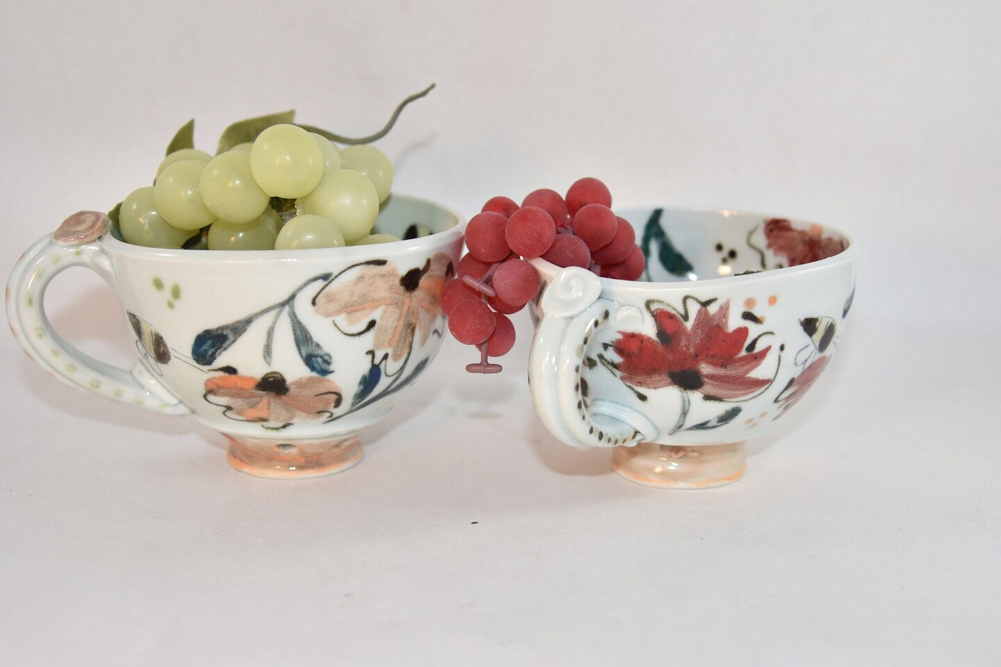 Pottery Berry Bowl / Colander / Fruit popular Strainer