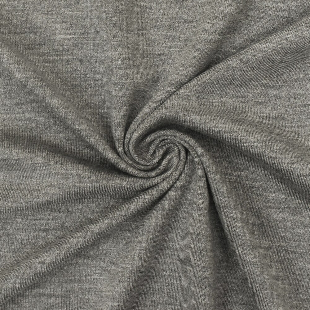 Heather Gray Texture Stretch Super Modal Rayon Spandex Jersey Knit Fabric By the Yard