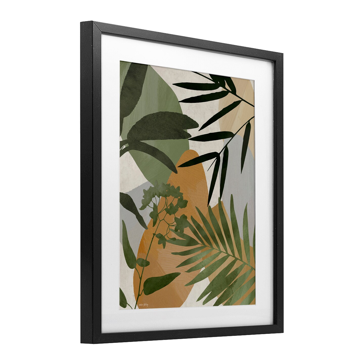 Stupell Industries Rustic Earth Tone Botanicals Framed Print Under Glass, design by Amber Sterling