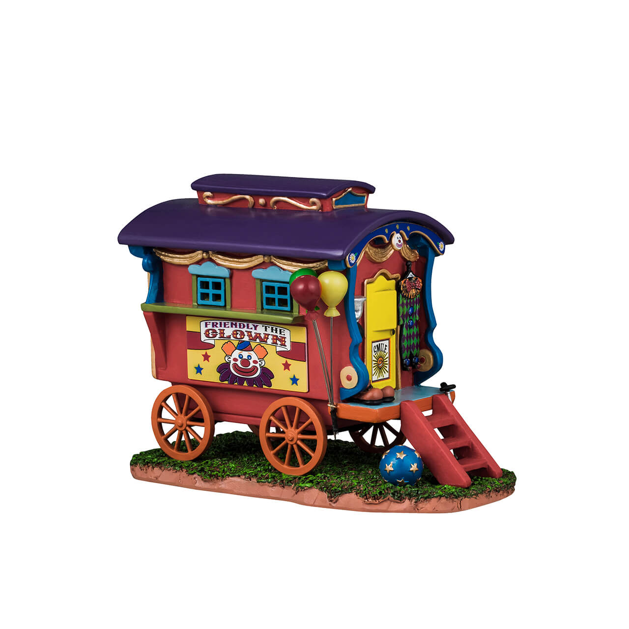 Lemax&#xA9; Carnival Village Accessory&#x2122;: Friendly The Clown Caravan