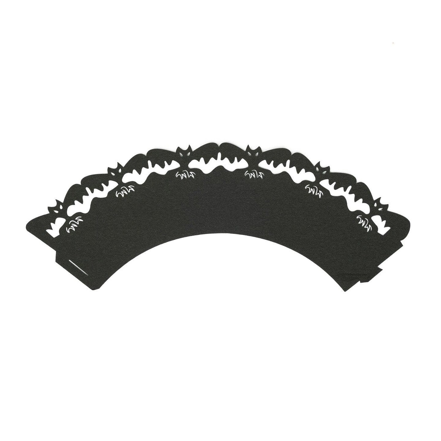 Black Bat Print Cupcake Wrappers &#x26; Liners | 25 PC Set