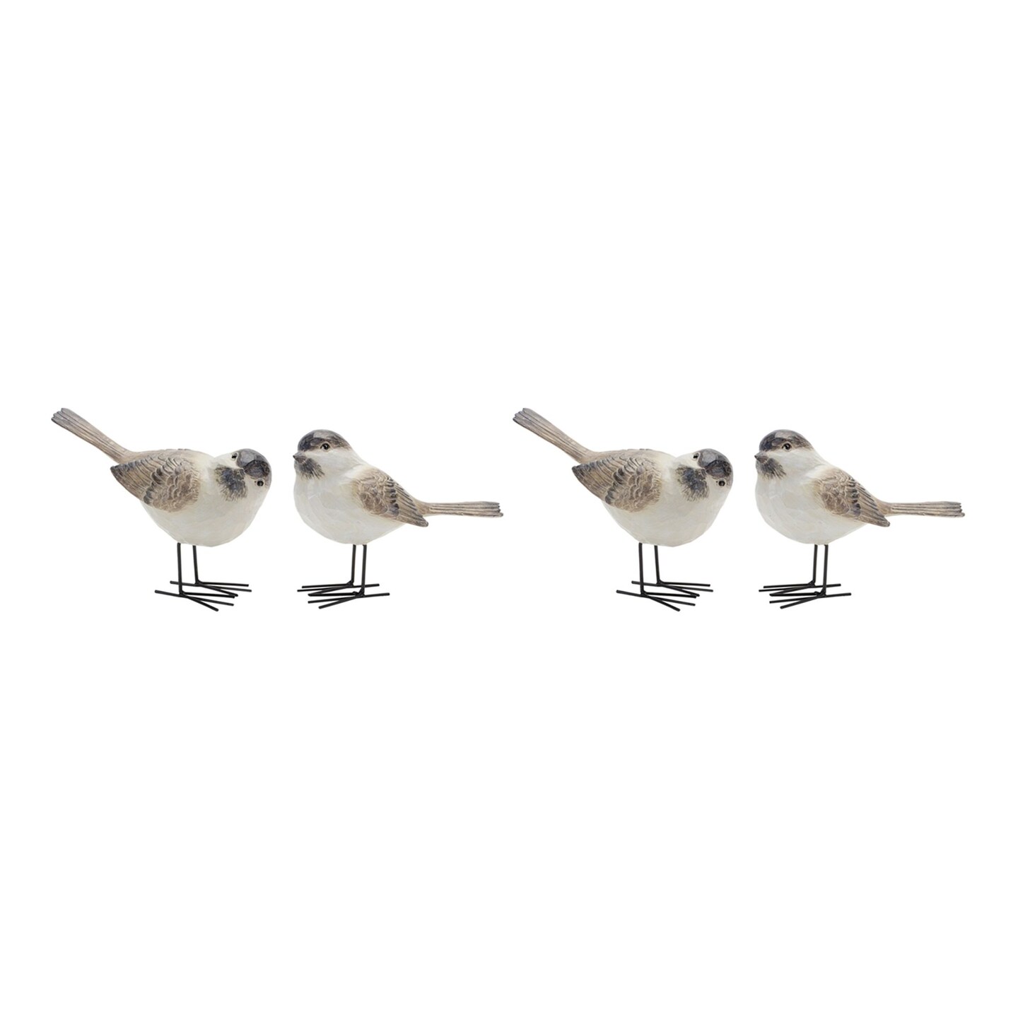 Melrose Set of 2 Standing Bird Tabletop Figurines 6.5&#x22;