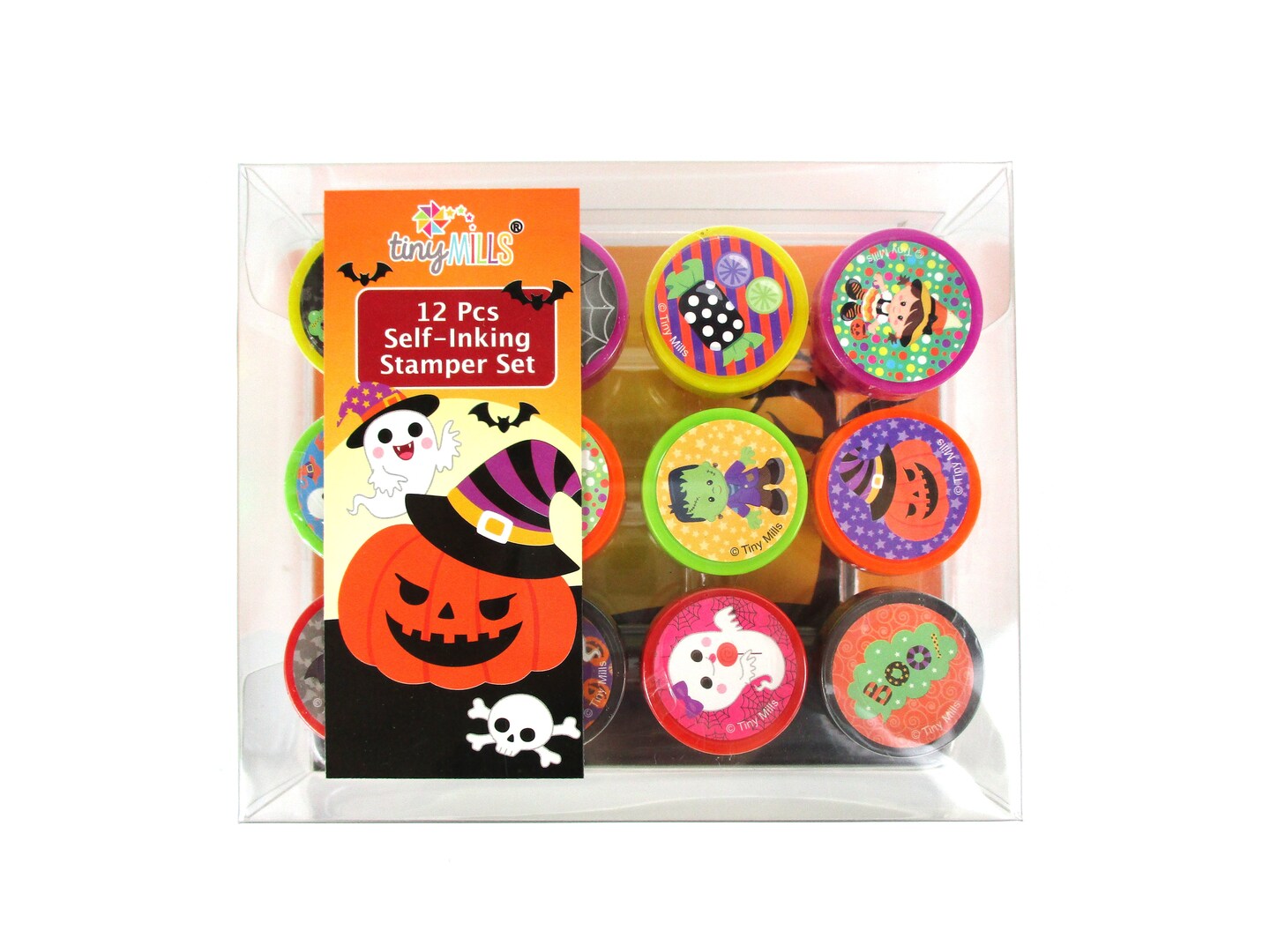 Halloween Stamp Kit for Kids - 12 Pcs