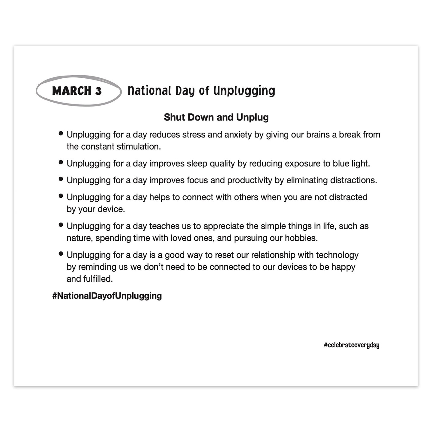 National Day OFFICIAL | 2025 6 x 5 Inch Daily Desktop Box Calendar | New Page Every Day | BrownTrout | Holidays Everyday