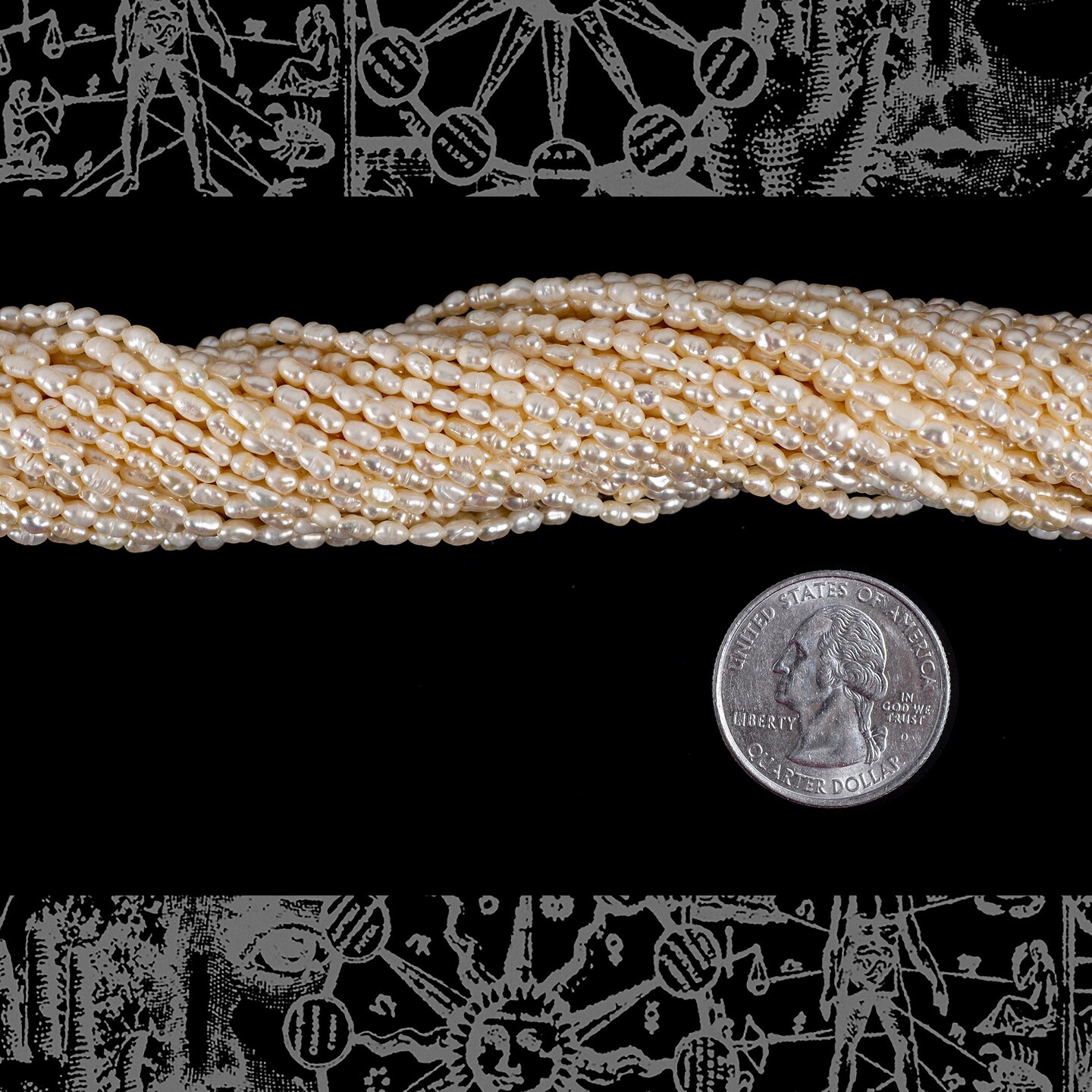 2.5-3mm White Freshwater Pearls - Pearl22