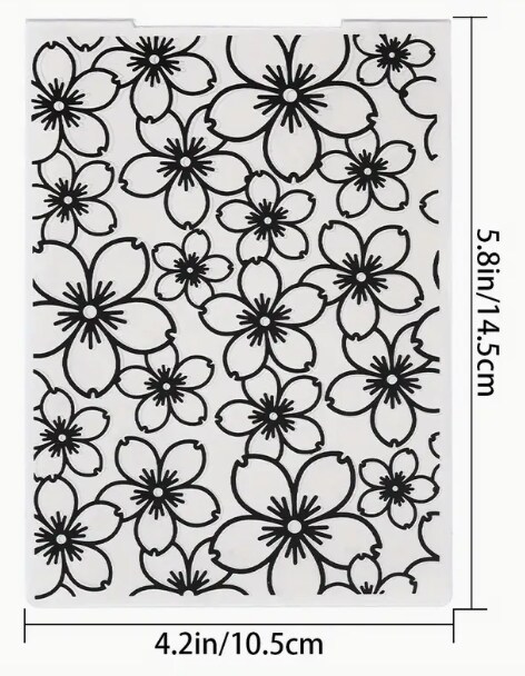 Flower Plastic Folder Embosser Fondant Embosser Paper Embosser