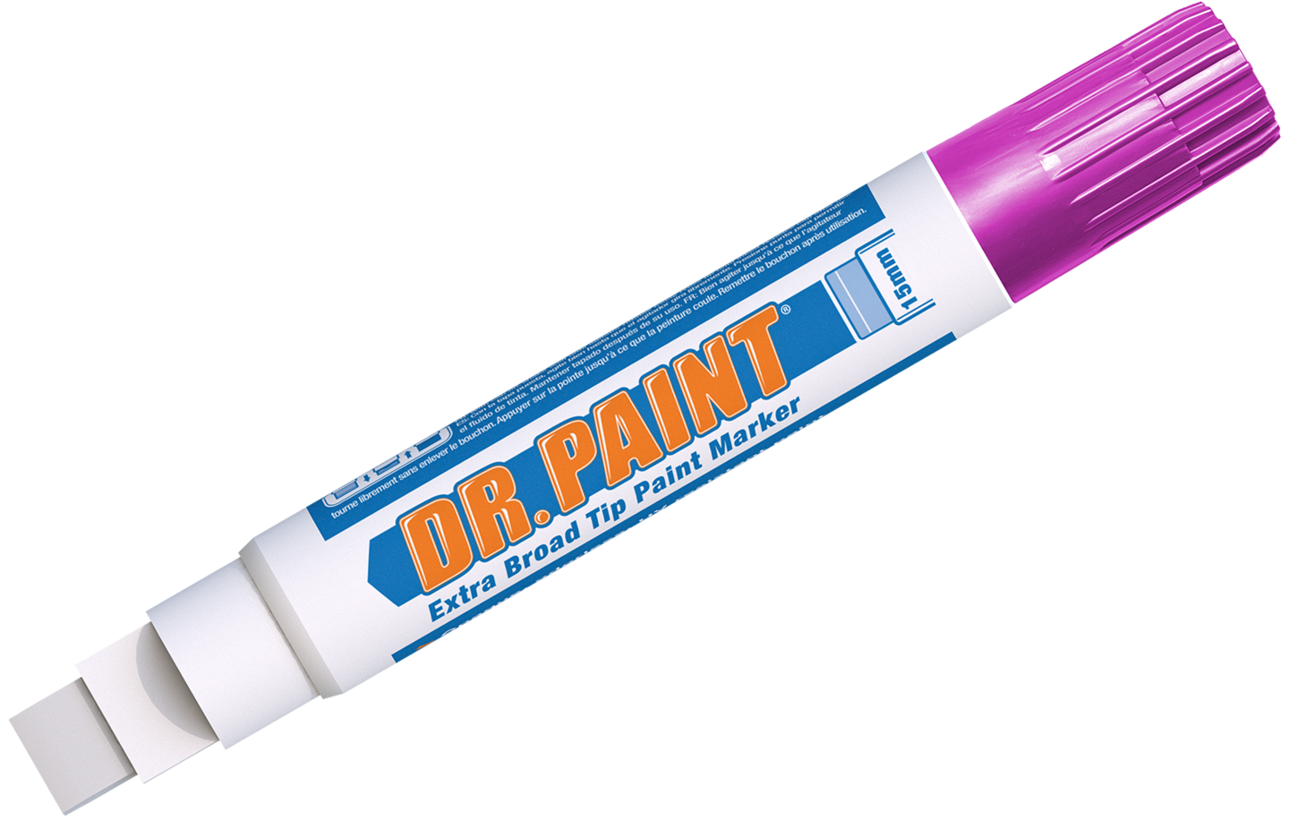U-Mark DR. PAINT® Extra Broad Tip Paint Marker - Pink Metallic