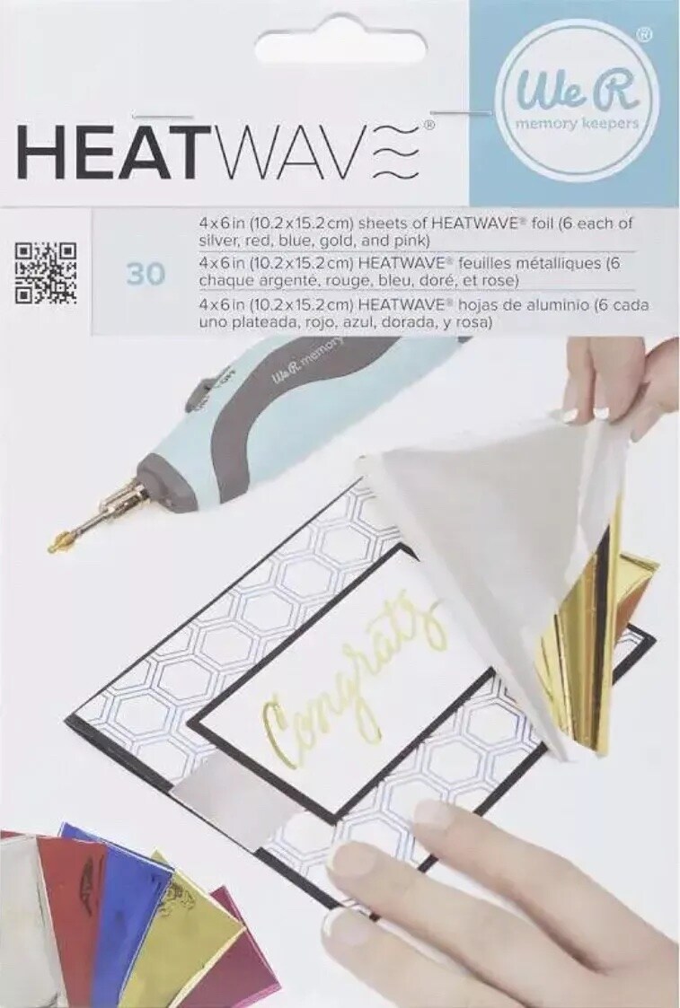 We R Memory Keepers Heatwave Foil Sheets 4 Inch X 6 Inch 30 Pk Multicolor 662579