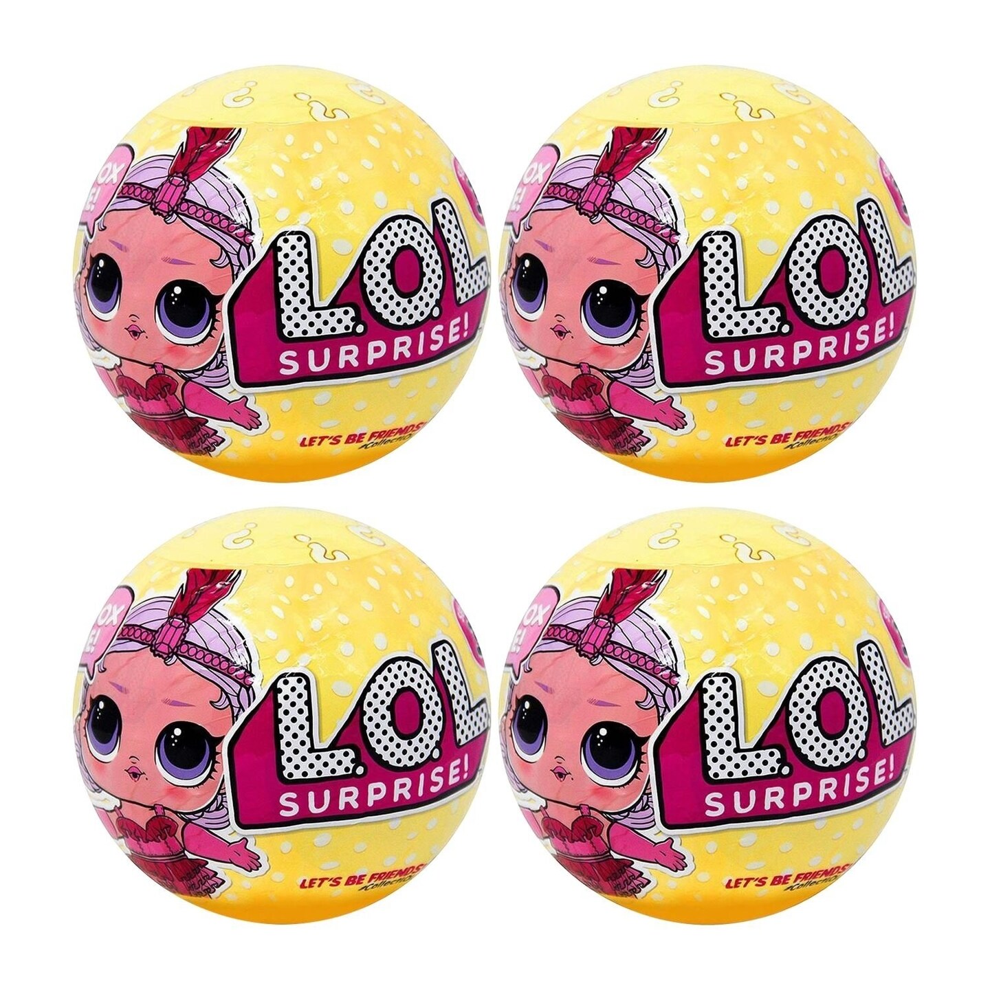 L.O.L. Surprise Series 3 Wave 3 4-Pack Big Sister Red Dress Lol Doll Exclusive Limited Mga