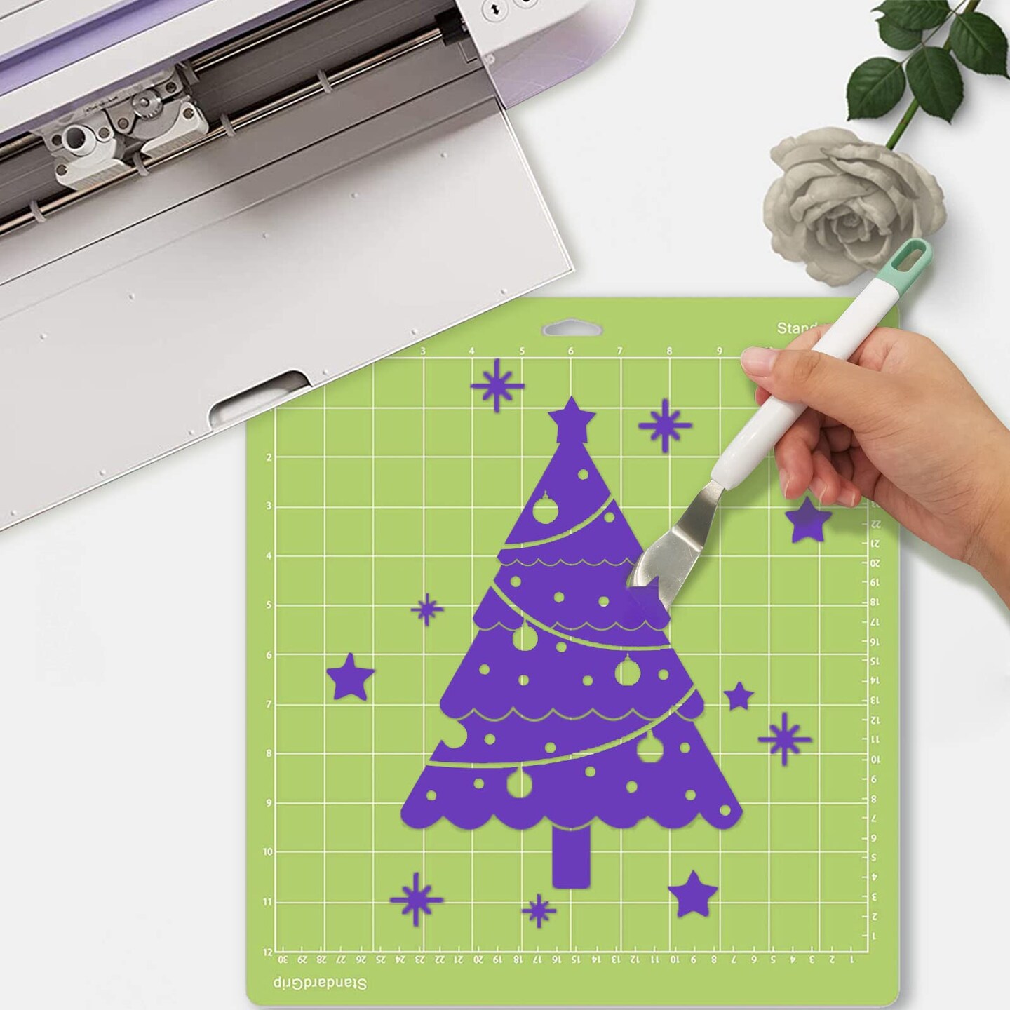 6 Pieces Craft Vinyl Weeding Tools Set,Precision Craft Vinyl Tools Kit,Weeding Kits for Cricut/Silhouette/Oracal 631 651 751 Vinyl &#x2026;