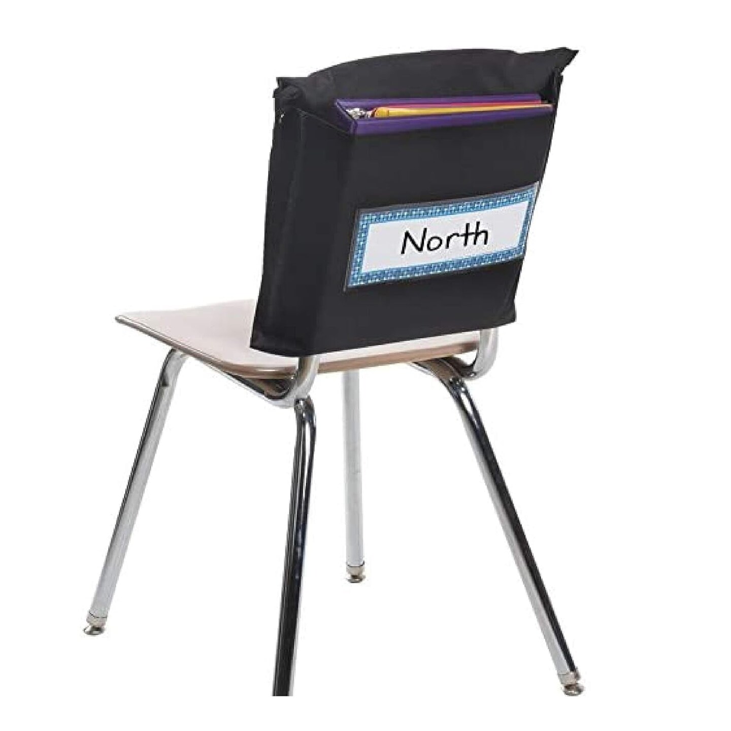 Store More Deep-Pocket Chair Pockets &#x2013;6 Pack &#x2013; Black