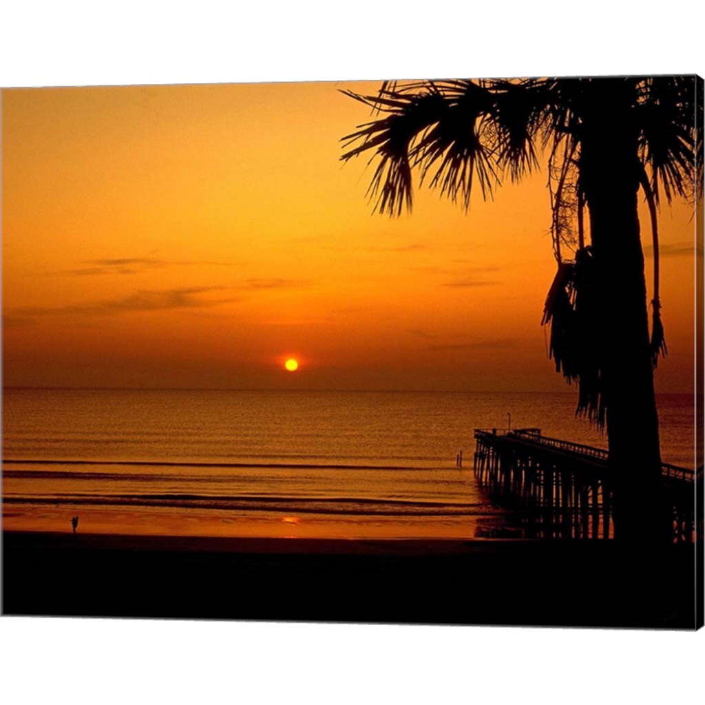 Florida Sunrise by J.D. McFarlan 20&#x22; x 16&#x22; Canvas Wall Art
