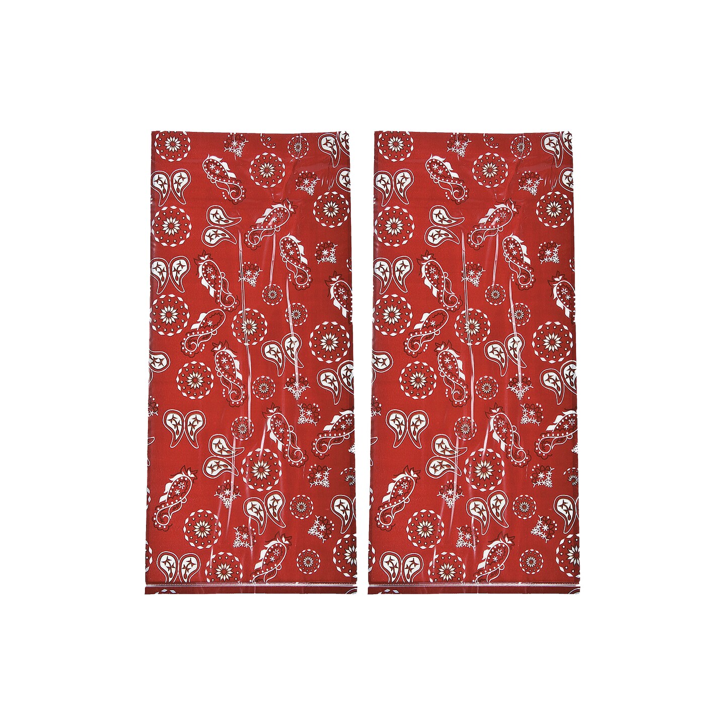 5&#x22; x 11 1/2&#x22; Medium Bandana Treat Bags - 12 Pc.